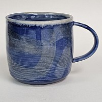 Medium Blue Shino Mugs