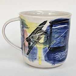 Slip scrawl mug