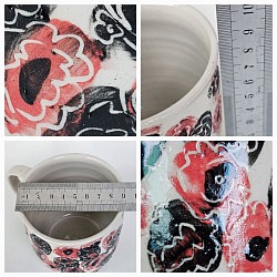 Rose slip mug dimensions