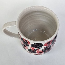 Rose slip mug top