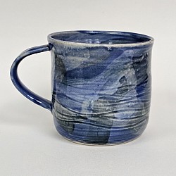 Medium blue shino mug2