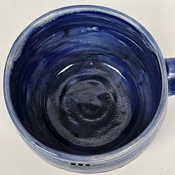 Mediumblue/shino mug top