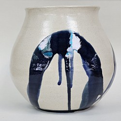 Splashglazed-vase