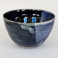 Blue Mixture and Shino Bowls