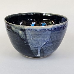 Blue mix shino bowl