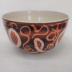 Dark black Orange eax resist biwl
